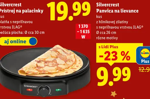 Silvercrest Prístroj na palacinky