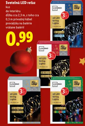 Svetelná LED reťaz