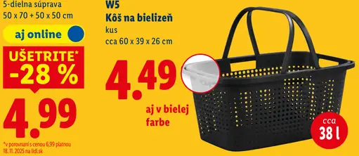 W5 Kôš na bielizeň