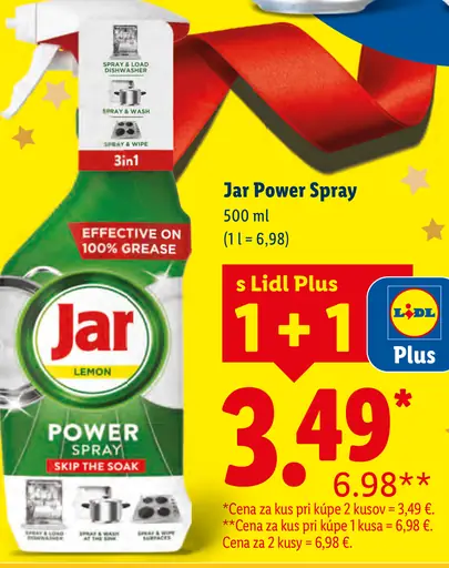 Jar Power Spray Lemon