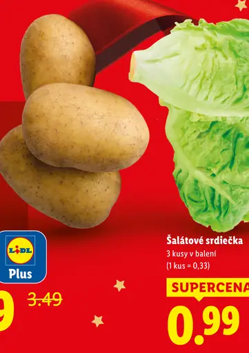 Šalátové srdiečka