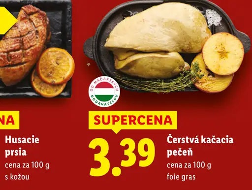 Čerstvá kačacia pečeň