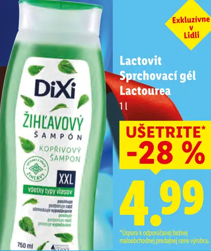 Lactovit Sprchovací gél Lactourea