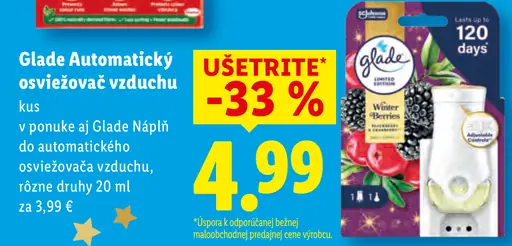 Glade Automatický osviežovač vzduchu