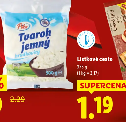 Pilos Tvaroh jemný hrudkovitý