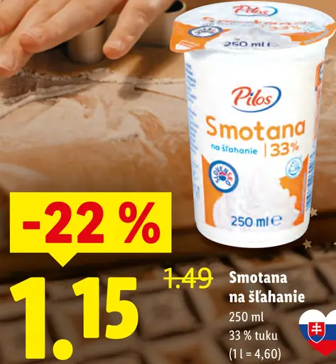 Pilos Smotana na šľahanie