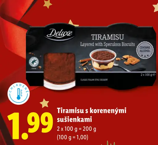 Deluxe Tiramisu s korenenými sušienkami