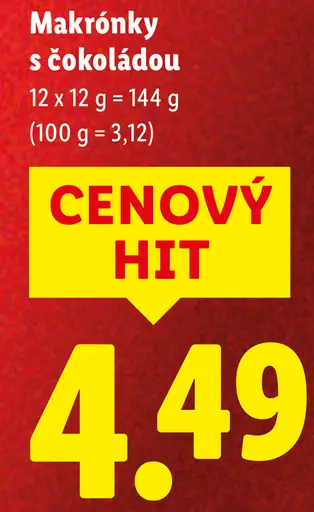 Deluxe Makrónky s čokoládou