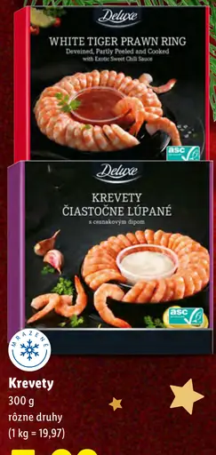 Deluxe Krevety čiastočne lúpané