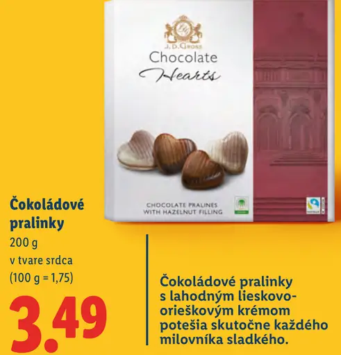 Čokoládové pralinky