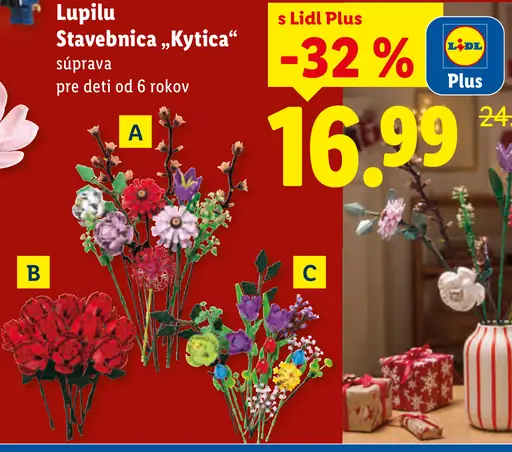 Lupilu Stavebnica "Kytica"