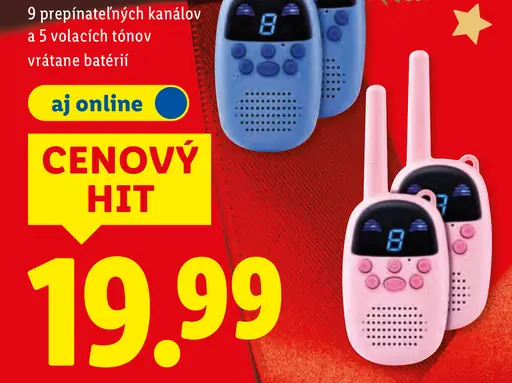 Lupilu Detské vysielačky