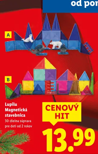 Lupilu Magnetická stavebnica