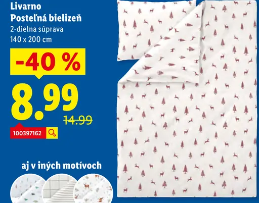 Livarnopostelná bielizeň