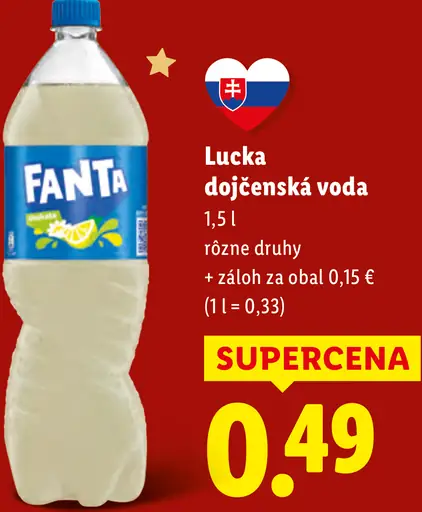 Lucka dojčenská voda