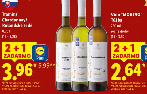 Tramín/Chardonnay/Rulandské šedé