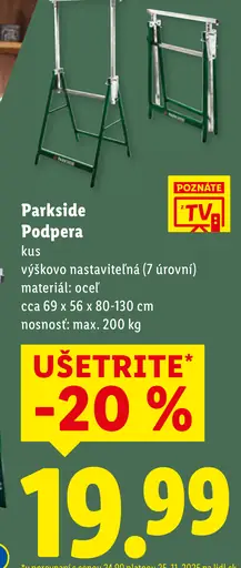 Parkside Podpera