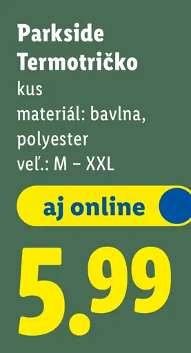 Parkside Termotričko
