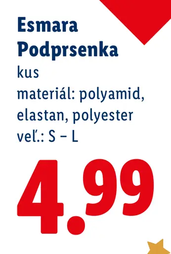 Esmara Podprsenka