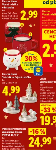 Livarno Vonná sviečka v keramike