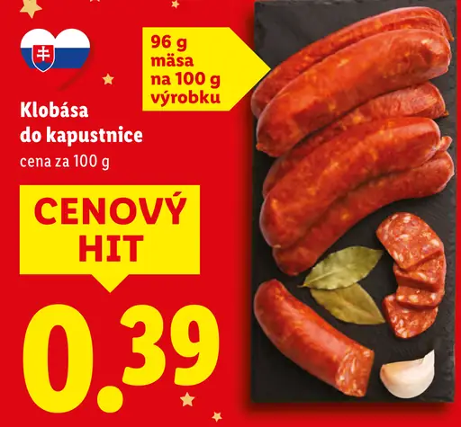 Klobása do kapustnice