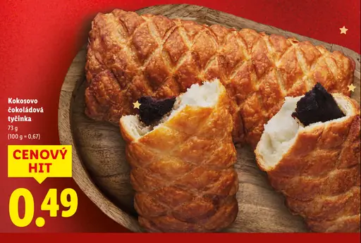 Kokosovo čokoládová tyčinka