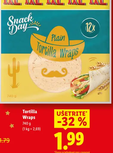 Snack Day Tortilla wraps