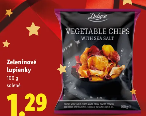 Deluxe Zeleninové lupienky
