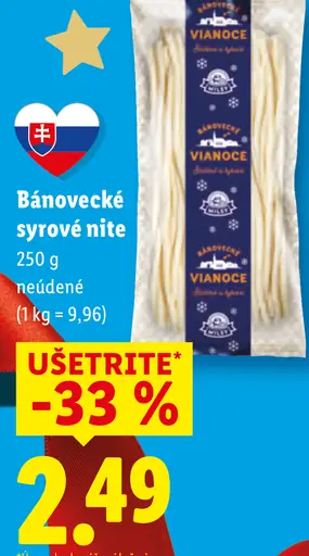 Bánovecké syrové nite