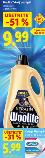 Woolite Tekutý prací gél