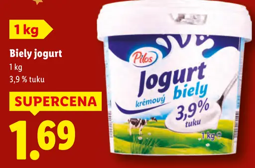 Biely jogurt