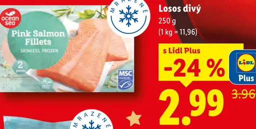 Ocean Sea Pink Salmon Fillets