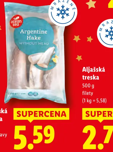 Ocean Sea Aljašská treska