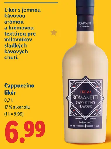 Romanetti Cappuccino likér