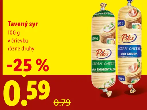 Pilos Tavený syr v črieku