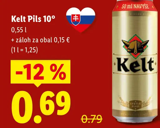 Kelt Pils plechovka