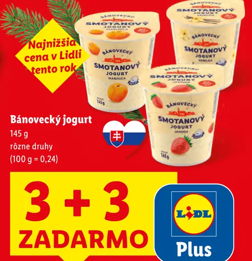 Bánovecký smotanový jogurt plechovka