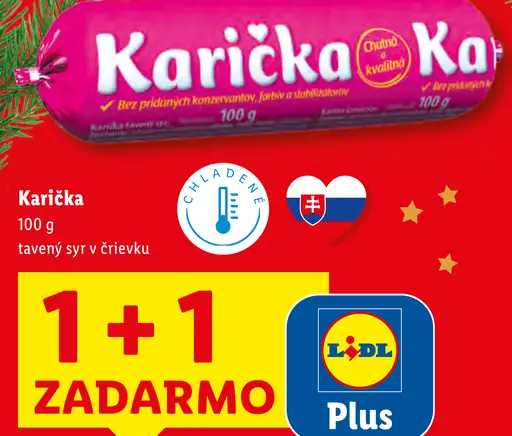Karička črievko Tavený syr