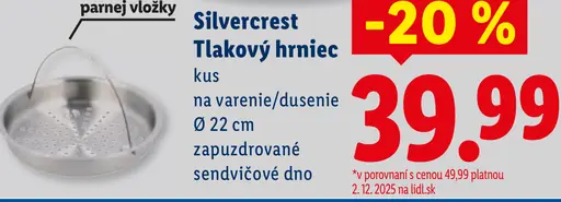 Silvercrest Tlakový hrniec
