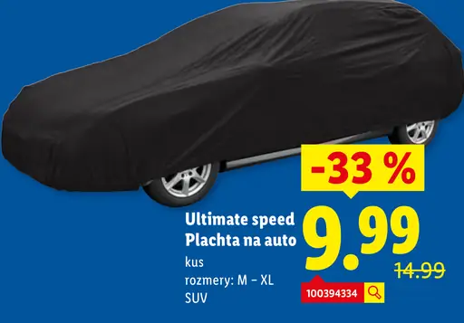 Ultimate speed Plachta na auto