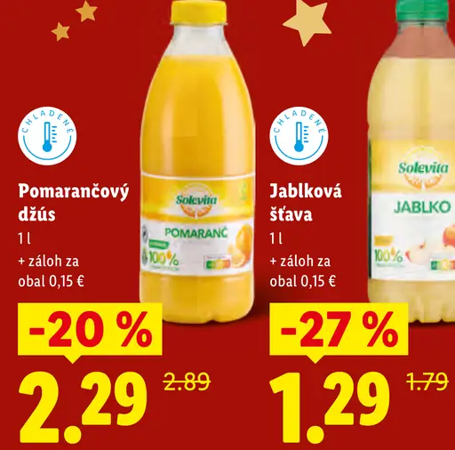 Solevita Pomarančový džús