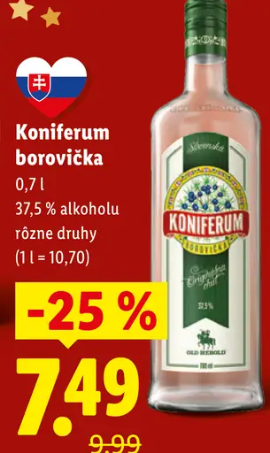 Koniferum borovička