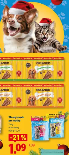 Orlando Žuvacie tyčinky pre psy