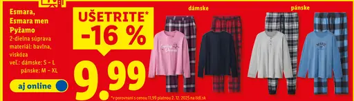 Esmara, Esmara men Pyžamo