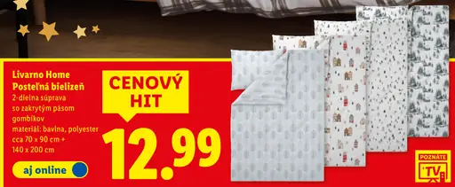 Livarno Home Posteľná bielizeň