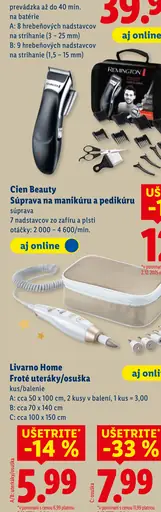 Cien Beauty Súprava na manikúru a pedikúru