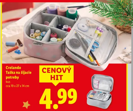 Crelando Taška na šijacie potreby