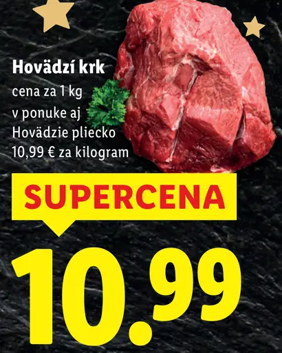 Hovädzí krk