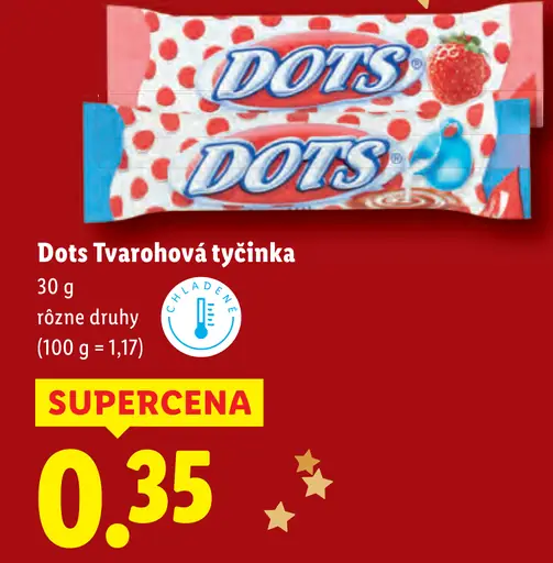 Dots Tvarohová tyčinka