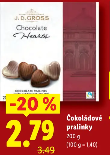 Čokoládové pralinky
